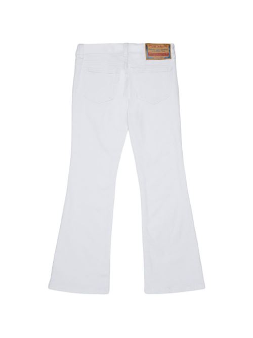 Jeans bambina Diesel bianco DIESEL KIDS | J02341KXBR6K100
